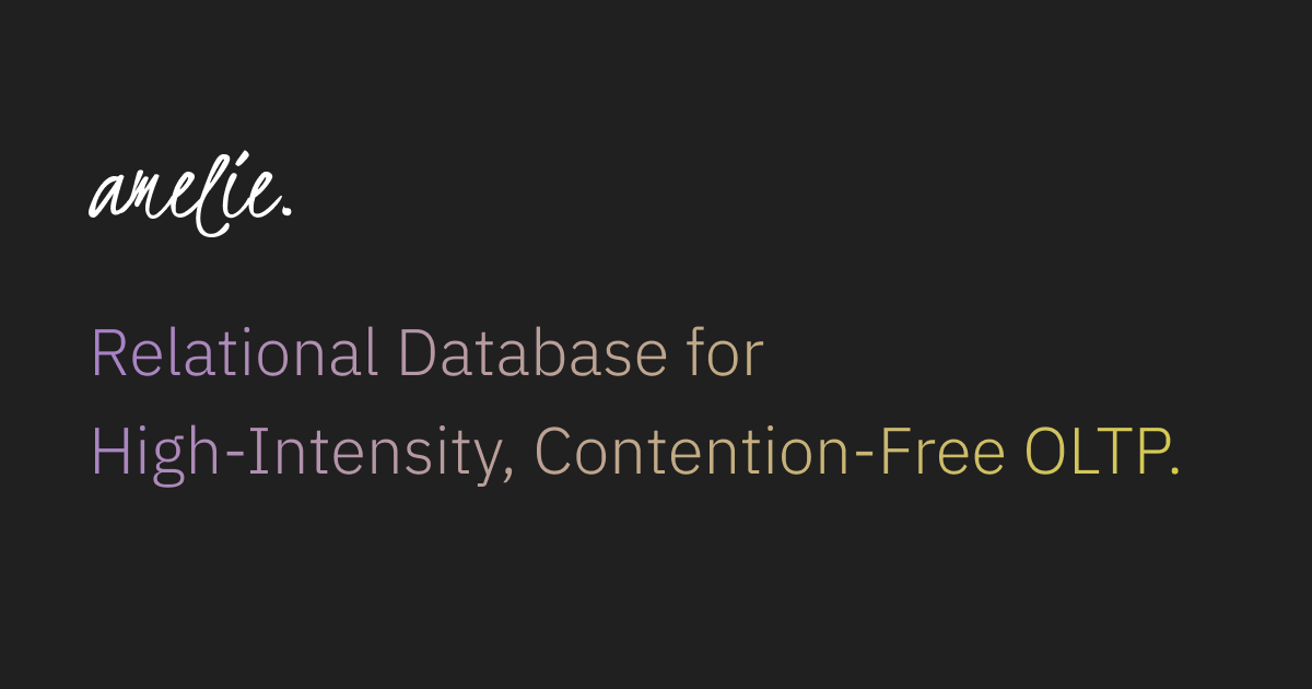 Amelie 0.4.0 is out with compression support
